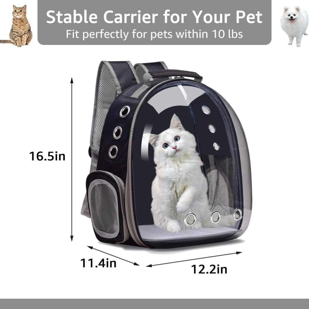 Henkelion Bubble Backpack Carrier for cat