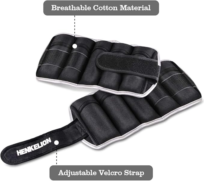 Henkelion Adjustable Ankle Weights reviews